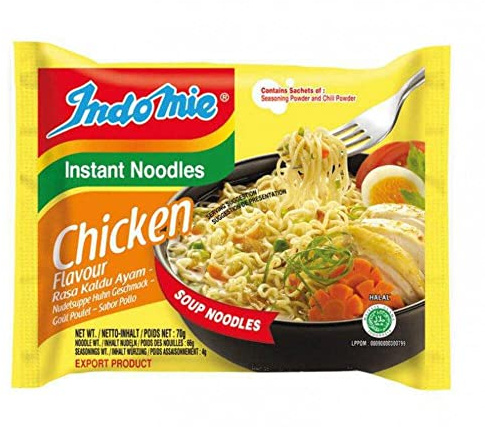 Indomie Noodles Pollo 70g Scatola da 40