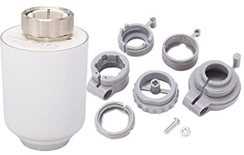 Valvola Termostatica Intelligente, M30x1.5mm Termostato Per Radiatore Intelligente WiFi Controllo APP Display a LED Wireless Set Valvola Termostatica Per Radiatore