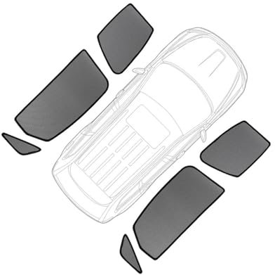 Autofenster Sonnenschutzrollos Für Benz C Klasse W204 S204 2008-2014 Auto Seite Fenster Sonnenschutz Windschutzscheibe Sonnenschutz Sonnenschirm Kinder Vorhang Auto-Sonnenschutz (Farbe : 6PCS Side Wi