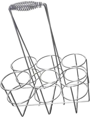 F Fityle Träger für 6 Biere, Sportflaschen, Stabiler Getränketräger, Bier-, Wasserflaschenhalter, Picknick, Fußball, Teamsport, Fahrrad, Standard