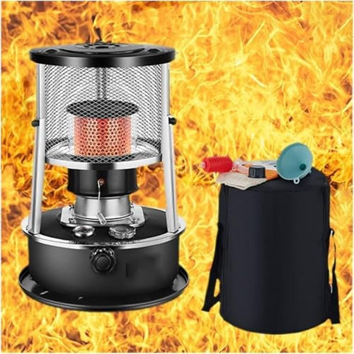 Kerosene Heater,Kerosene Space Heater For IndoorOutdoor,Oil Heater Glass Burner For Camping Hiking Picnic Fishing