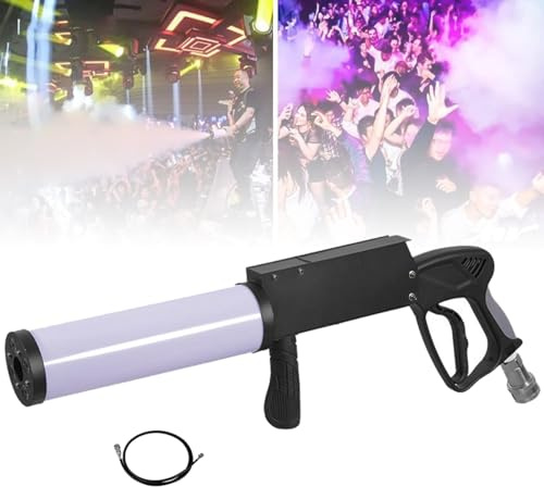Pistolet à CO2 pour effets spéciaux – Jet de fumée portatif pour boîtes de nuit, fêtes, mariages et concerts, portée de 8 à 10 m