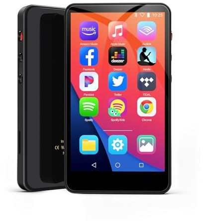 lityourhope 144GB MP3 Player with Bluetooth and WiFi, 4IN HD Full Touch Screen MP3 & MP4 Music Player with Spotify, Libby, Amazon Music,YouTube,Tiktok, E-Book, MP4 Player for Kids Up to1TB