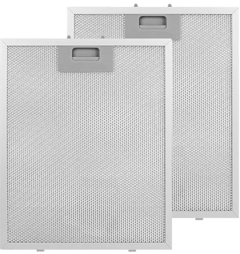 Ragyzity 2 filtri per cappa aspirante a 5 strati, 320 mm x 260 mm, filtri per cappa aspirante in alluminio, filtro antigrasso di ricambio per molte cappe leader