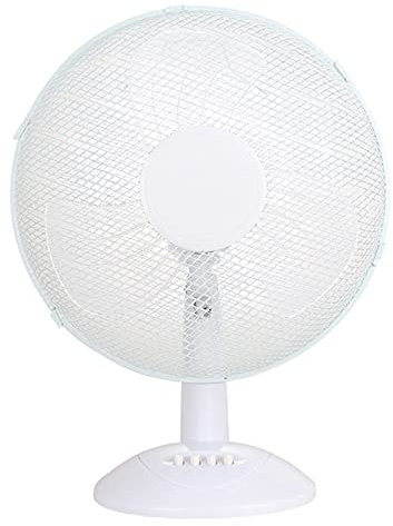 jiande Electrical 16 2 Velocidad Oscilando el Escritorio eléctrico de la Oficina del hogar, el Ventilador de la Mesa Blanca Silent Skilling Head Ahorro de energía