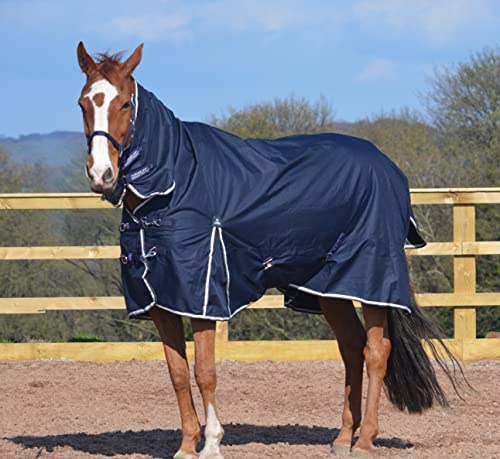 Turner Equestrian Pferdedecke, Ripstop, 600D, 50 g, Marineblau