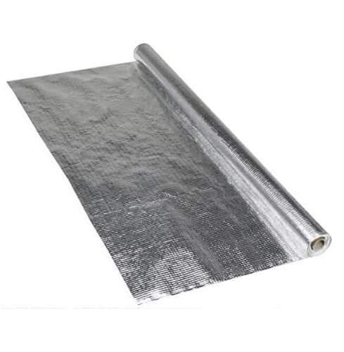 Dampfbremsfolie dejett ALU - 1,5 m x 50 m Dampfbremse Dachfolie Dachbahn Polyesterfolie 75 m²