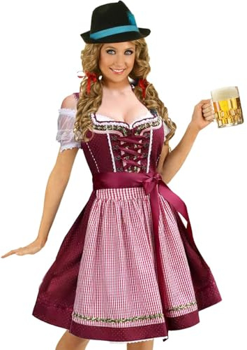 Tyska Klänningar för Oktoberfest Kvinnor,Oktoberfest Kläder Kvinnor | Tyska klänningsdräkter | Traditionell oktoberfestdräkt för kvinnor, tysk öldräkt för flickor