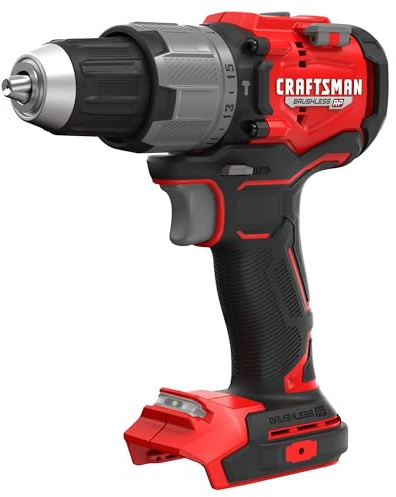 CRAFTSMAN V20 1/2 Inch Cordless Hammer Drill, Bare Tool Only (CMCD726B)
