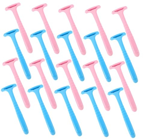 POPETPOP 20 pièces Racloir Pédicure Professionnel pour Durillons et Callosités Lame Tranchante Outil Exfoliateur pour Talons Fissurés Compact et Portable pour Soin Domicile ou Voyage