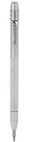 Ceramic Scriber Metal Strong Magnetic Scribe Pen mit Clip Gerändelter Aluminiumgriff Wolframkarbidspitze für Metall-, Keramik- und Glasgravur-Handwerkzeuge