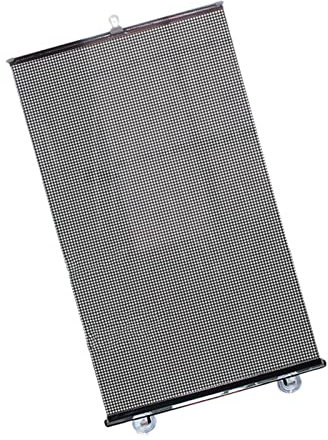 Einziehbarer Balkon Sonnenschutz Fenster TemporäRe Jalousien mit Saugnäpfen Heimgebrauch Sonnenschutz Badezimmer Wärmeisolierung Verdunkelungsrollos Für Tür,Küche,Büro,Auto (Schwarz,68x125cm)