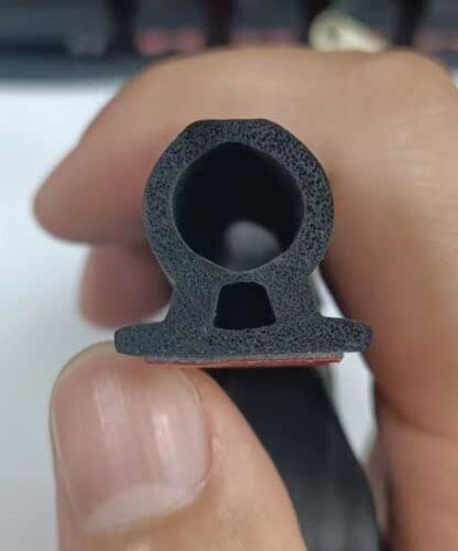 1m Gummidichtung selbstklebend Türdichtung Moosgummi Schaumstoff Dichtung (202x20 selbstklebend)