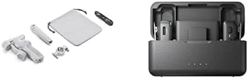 DJI Mic & OSMO Mobile SE Smartphone-Gimbal, 3-Achsen-Stabilisierung, handlich und faltbar, Android- und iPhone-Gimbal mit ShotGuides, Smartphone-Gimbal mit ActiveTrack 6.0, Vlog-Stabilisator