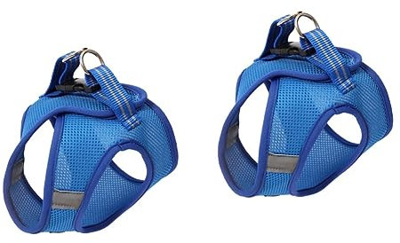 Angoily 2stücke Katzengeschirr Mit Brustschutz Atmungsaktives Und Leichtes Pet Für Katzen Blau Langlebig Und Komfortabel Für Outdoor-aktivitäten