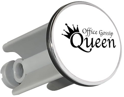 Huuraa Waschbeckenstöpsel Office Gossip Queen Krone Geschenk