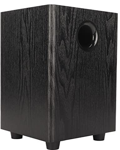 Yunir Haut-Parleur de Basse, Caisson de Basses Passif 6,5 Pouces 150 W, Haut-Parleur Haute Puissance avec Base de Machine de 40 Mm, pour Home Cinéma, Plug and Play