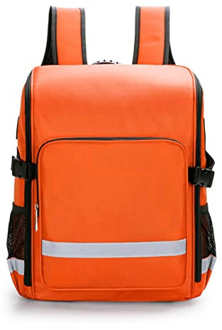 SULQING Erste-Hilfe-Rucksack, Leere Erste Hilfe Notfallrucksack, Notfall-Trauma-Tasche mit abnehmbaren Trennwänden für EMT, Krankenschwestern, Taktische Sanitäter, häusliche Pflege,