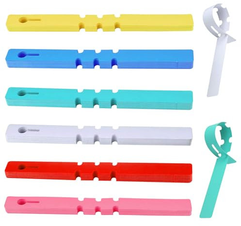 Etiquetas para plantas, 300 unidades de marcadores de plástico para plantas, 2 x20 cm impermeables para jardín, etiquetas para plantas en 6 colores, para árboles, flores, plantones y enredaderas