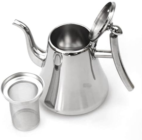 Jarra de Agua, Jarra Tetera Menos Acero Engrosado Cuello de Cisne Vertido sobre café Jaula Jarra Jarra Jarra de Hielo con Diseño de Filtro y para la Cocina Casera (1.2L) (1.8L) (2.4L)
