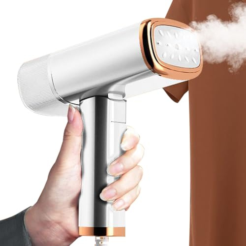 Renchey Plancha de Vapor Portátil para Ropa | Pequeña Plancha de Vapor de Mano Plegable para Ropa | Multifuncional de Viaje con Calentamiento Rápido para Colegio Tienda Apartamento