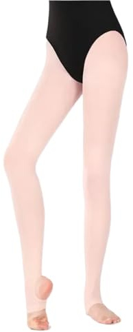 MWAHJU 2 paia di collant da danza classica con staffa, calze for donne e ragazze, ginnastica for pattinaggio Per Ragazze Donne(Color 1,XL height 140-160cm)