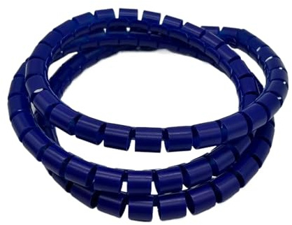 WUDOLI 1 metro di protezione for cavi e fili, avvolgicavo a spirale, ID da 8 mm a 25 mm, gestione efficace della linea ordinata Strumenti(Blue,ID8mm)