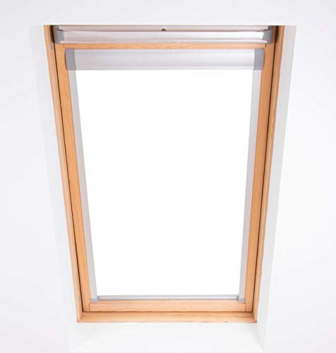Blackout Roller Roof Blinds for DAKEA code F6A windows (White)