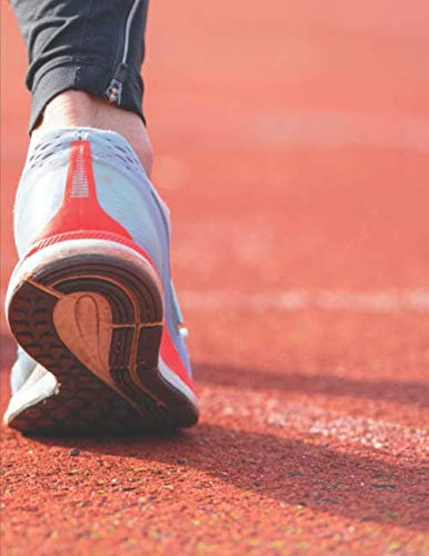 Leichtathletik Trainingsbuch: Tagebuch für alle Leichtathleten und Sportler ♦ Trainingsjournal für über 100 Einträge ♦ A4+ Format ♦ Motiv: Laufbahn 5