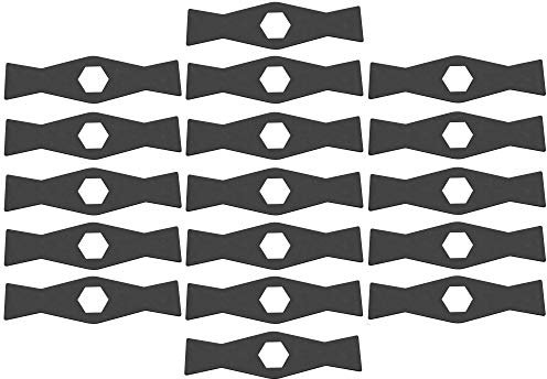 SECURA Jeu de lames (Kit de 17) compatible avec Gutbrod VS 50 A 00053.01 Scarificateur