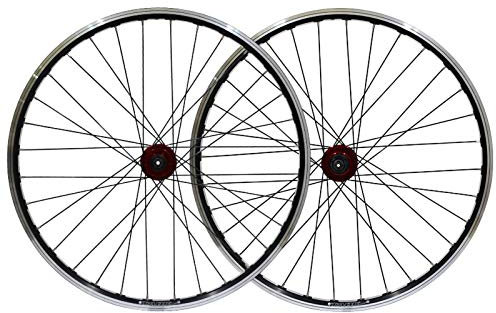 Fahrrad Vorder- und Hinterräder Laufradsatz, Fahrradrad 26 Zoll Doppelstockfelge Radnabe Aluminiumlegierung Geeignet für Fahrräder Fahrradfront