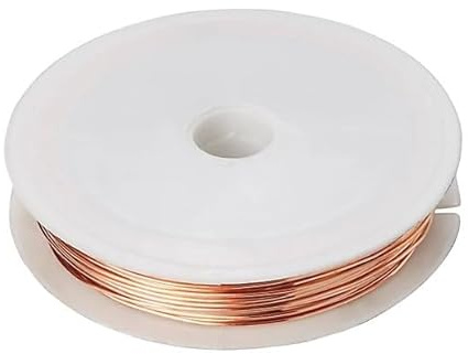 0.4mm (26 Gauge) Craft/Jewellery Making Wire - Low Tarnish - Copper wrapped Iron Wire 20mtrs