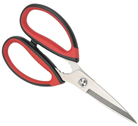 Tijeras de Cocina, Tijeras de Forma Asimétrica, Tijeras para Cocinar Afiladas, Tijeras Grandes de Corte para Oficina, Tijeras para el Hogar