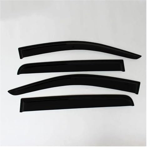 DZSQOMHGD Windabweiser Für Ford Für Ranger Für Wildtrak T6 T7 T8 2012-2018 2019 2020 2021 Sonne Regen Schutz Fenster Dflector Fenster Visier Windabweiser Seitenfenster