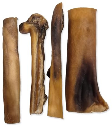 Getrocknete Rinderkopfhaut ca. 15cm Kauartikel Hundesnack Hundefutter Kausnack 100% Rind Ohne Zusätze, 500g-5kg (500 g)