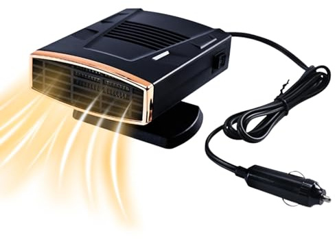 Auto Camping Heizung, Scheibenenteiser für Windschutzscheibe, Autoheizung mit Lüfter für Fahrzeug, sicher 12 V – Auto-Enteiser für Windschutzscheibe, Windschutzscheibenheizung für Enteiser