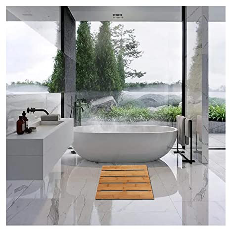 Piatto Doccia in Piattaforma in tappetini per Interni o Esterni - Tappetino con Piattaforma per Pavimento? Personalizzabile, 50x70cm/20x28in