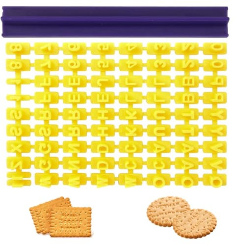 Lettere Pasta di Zucchero, Timbri Lettere Alfabeto, Stampo Biscotti Timbro Stampi Biscotti Lettere/Stampini Alfabeto Cookie Stamp, per Biscotti Ceramica Fai Da Te
