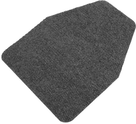 DIYEAH Nonslip Urinal Mats for Bathrooms Dark Grey Water Absorbent Floor Pads Washable Urinal Floor Mats with Slip Resistant Surface for Men Restrooms and Public Toilets