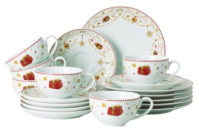 Hutschenreuther Weihnachten Christmas Love Kaffeeset 18-teilig Kombih