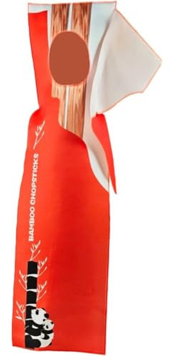 Fituenly Disfraz De Palillos Chinos Unisex, Disfraz De Cosplay, Utensilios para Comer, Disfraz De Halloween