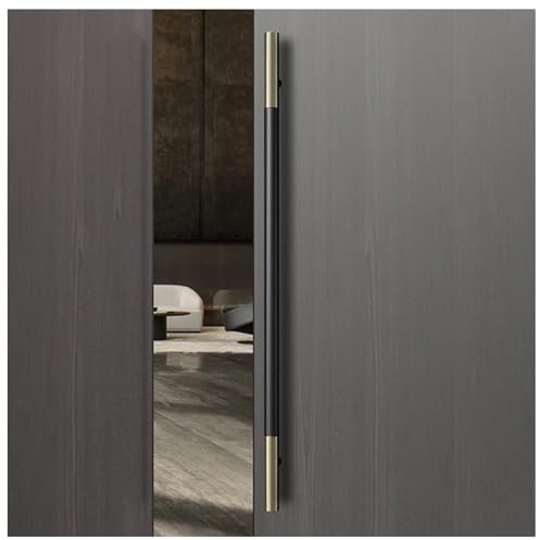 Maniglia per porta scorrevole in vetro e legno, resistente, a doppio lato, accessorio per porta d'ingresso
