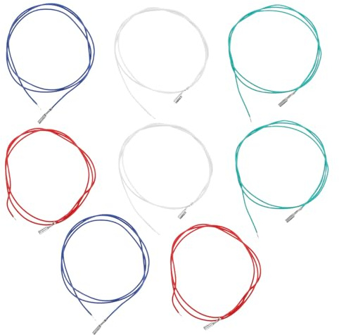 BESPORTBLE 8 Teiliges Set Schallplattenkabel Für Vinyl Player Anschlusskabel Für Tonabnehmer Tonabnehmerkabel Ersatzkabel Für Schallplattenspieler Pvc Kabel