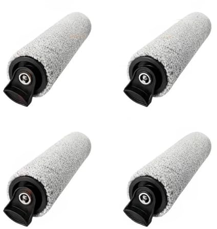 Rullo Spazzola Di Ricambio Da 4 Pezzi - Compatibile Con Aspirapolvere A Vapore, Umido E Secco Tineco Floor ONE S5