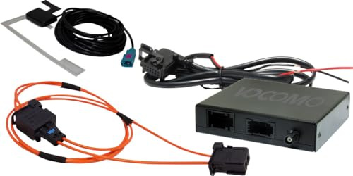 VOCOMO Integración de radio digital DAB/DAB+ compatible con Audi MMI 3G Low/Basic/High, 3G+/3G Plus