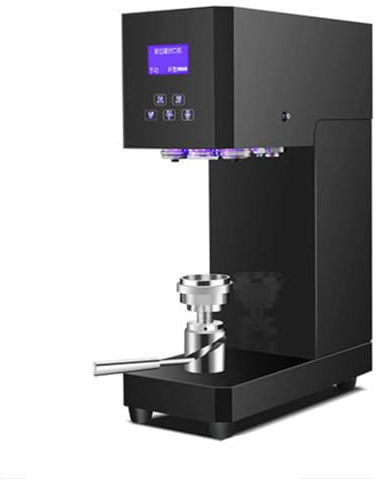 Intelligent Can Sealing Machine Automatic Commercial Can Sealer with LCD Display for Milk Tea Coffee Dessert Shops 110V/220V 5.5cm Caliber Portable Canning Equipment,01