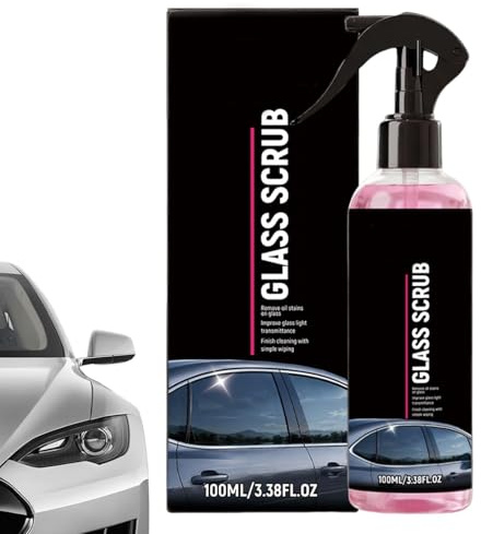 Glasrengöringsmedel I Skumform 100ml Rengörande Osynlig Kraftfull Vätska | Glasrengöringssprej För Används för bil, , fordon, duschdörrar, speglar, badrum, , hus, utomhus- och inomhusbruk, familje