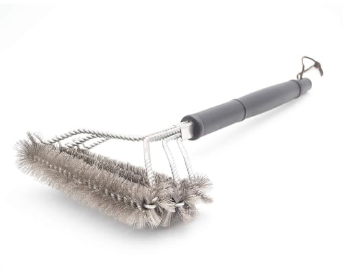 Allgrill 3 in 1 Barbecue Brush, 44 cm Long (3 Brush Landscape, 16 x 9 cm) (Grill Cleaning Brush, BBQ Brush)