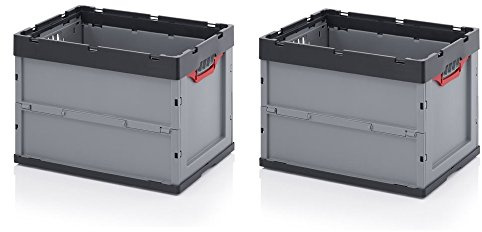 2 x professionell fällbox 60 x 40 x 42 inklusive gratis tulllager 2-set