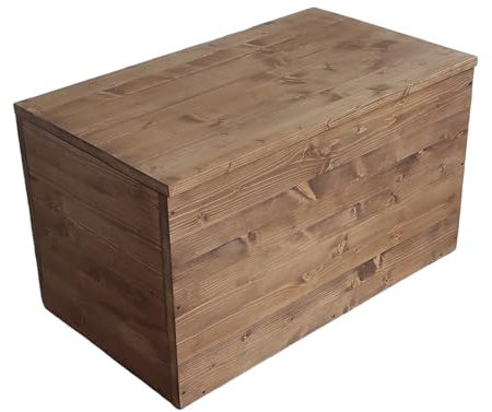 TOTAL WOOD 2012 Cassapanca panca contenitore porta legna 70x40x40cm color noce scuro